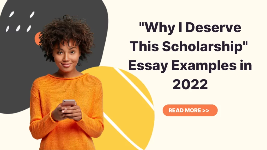 Why do you need a Scholarship?