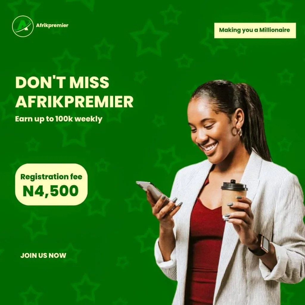 Read more about the article AFRIKPREMIER; N1500 DISCOUNT REGISTRATION