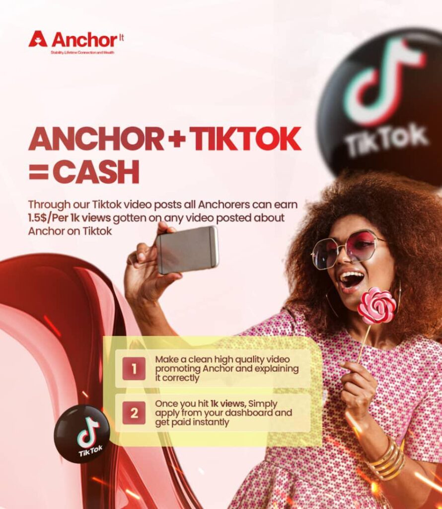 Anchor and tiktok