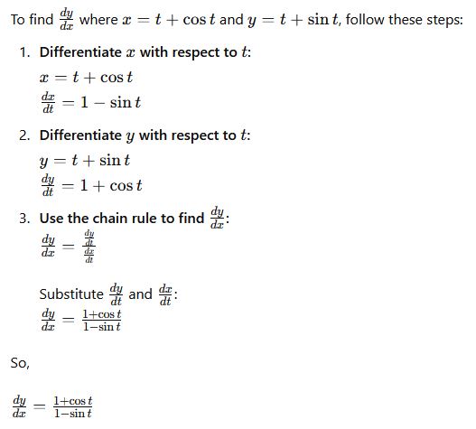 Calculus past question